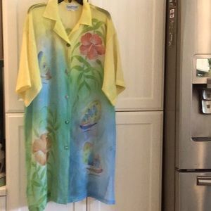 Tropical Summer Hand Painted resort wear